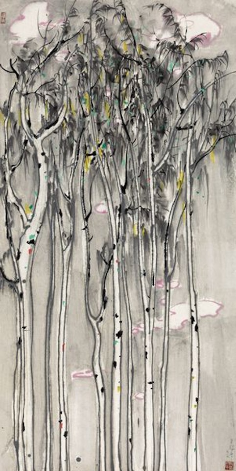 Wu Guanzhong  Tree Shadow by Wu Guanzhong