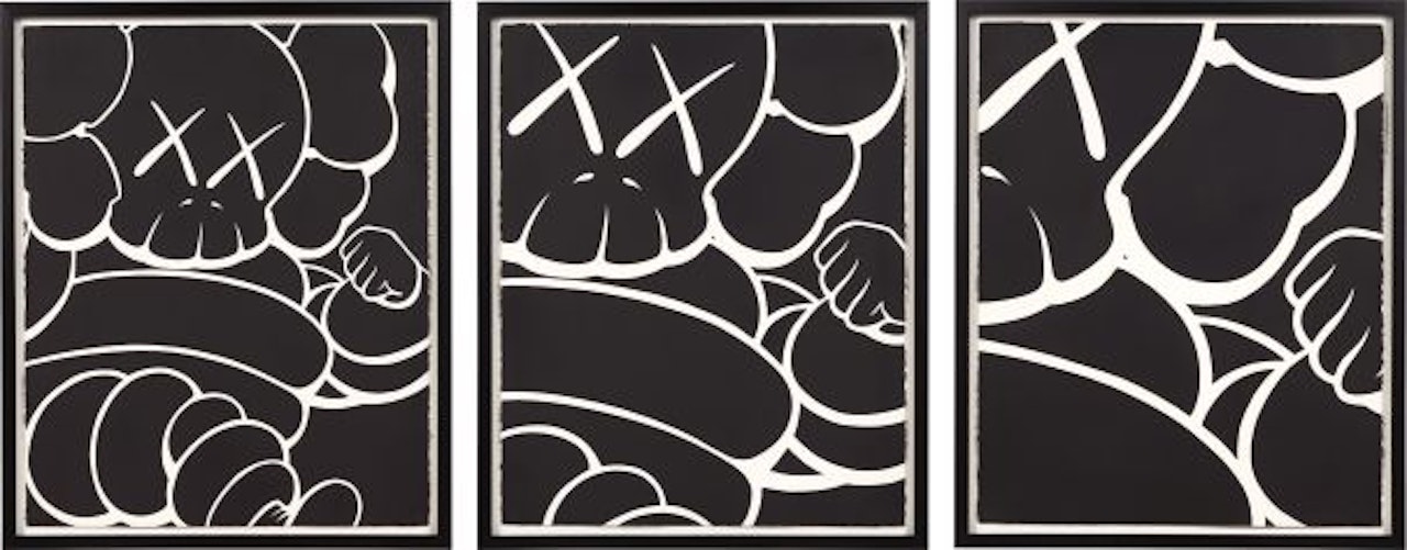 Three Works: RUNNING CHUM by Kaws