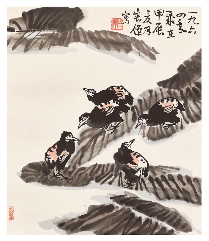 Quails by Li Kuchan