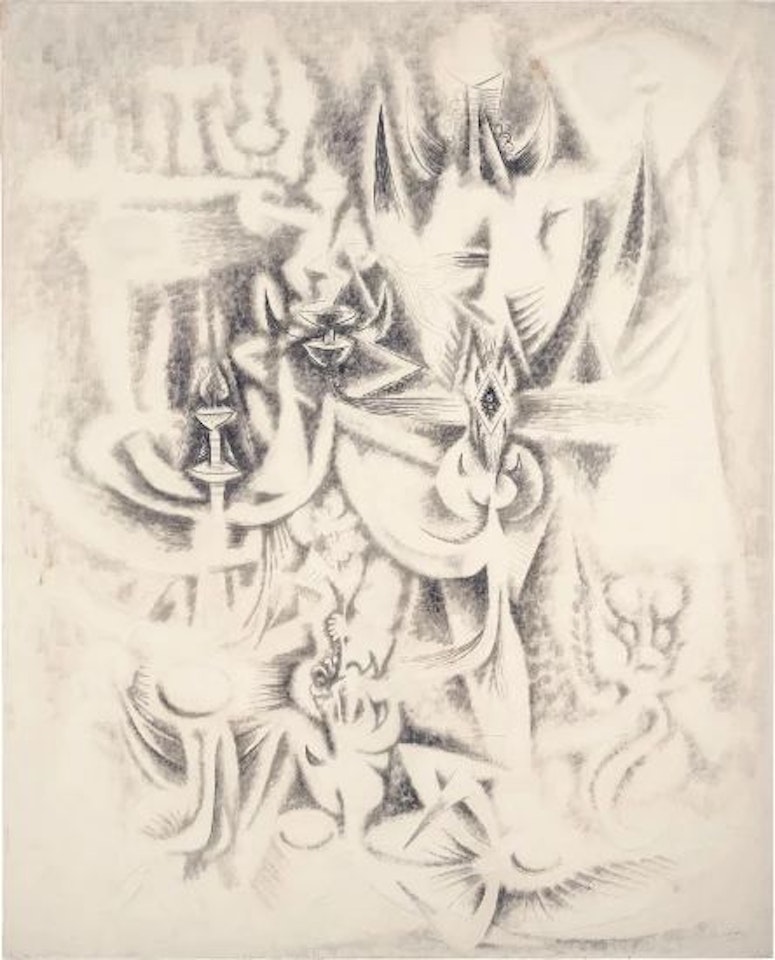 Sur les traces (also known as Transformation) by Wifredo Lam