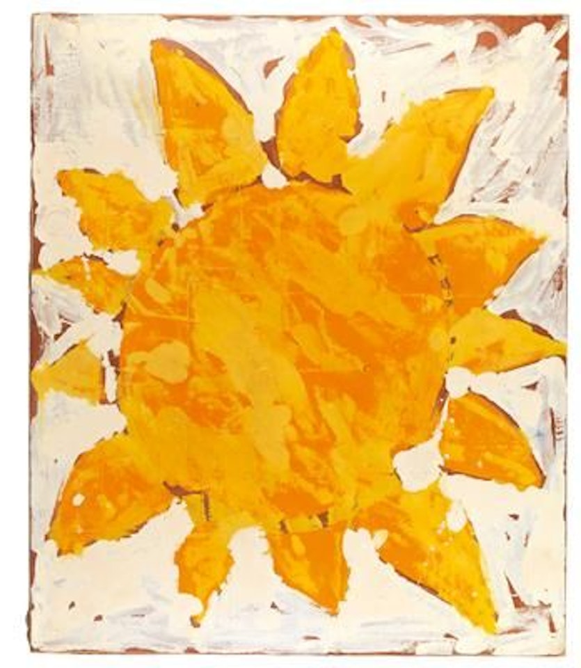 O sole mio (1963) by Mario Schifano