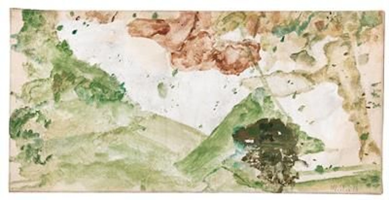 "As a landscape, confused area" by Max Weiler