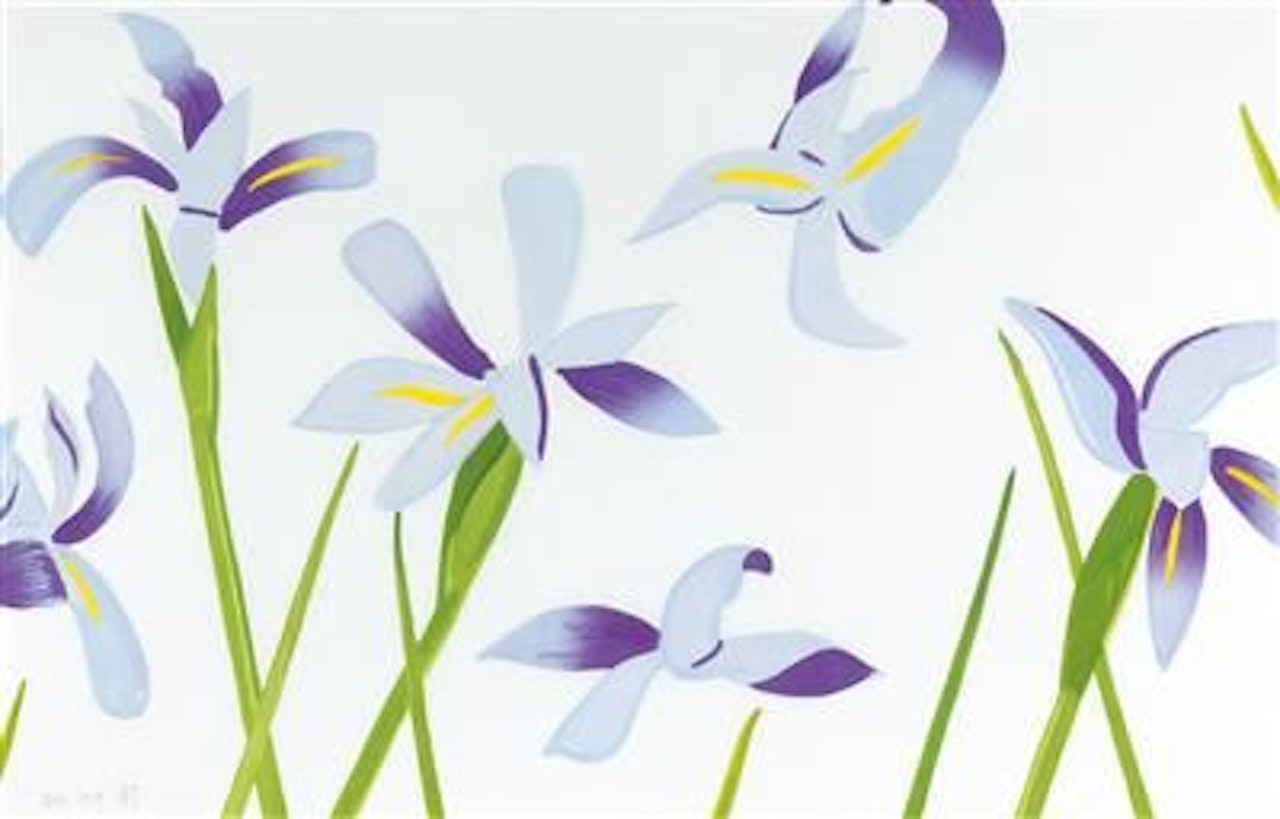 Blue Flags by Alex Katz