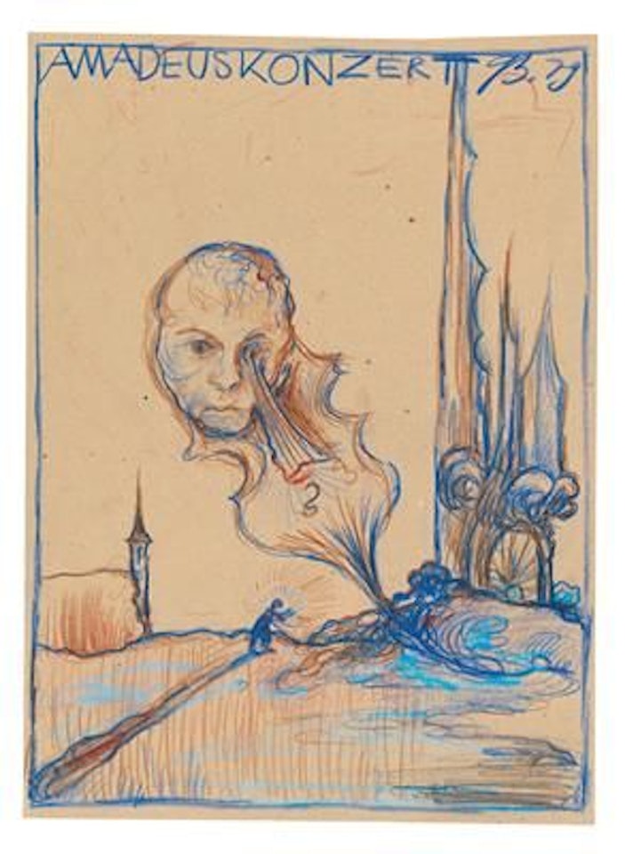 “Amadeuskonzert” by Gunter Brus