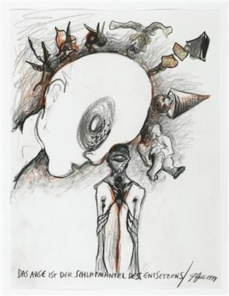 The Eye is the Sleeping Mantle of Terror by Gunter Brus