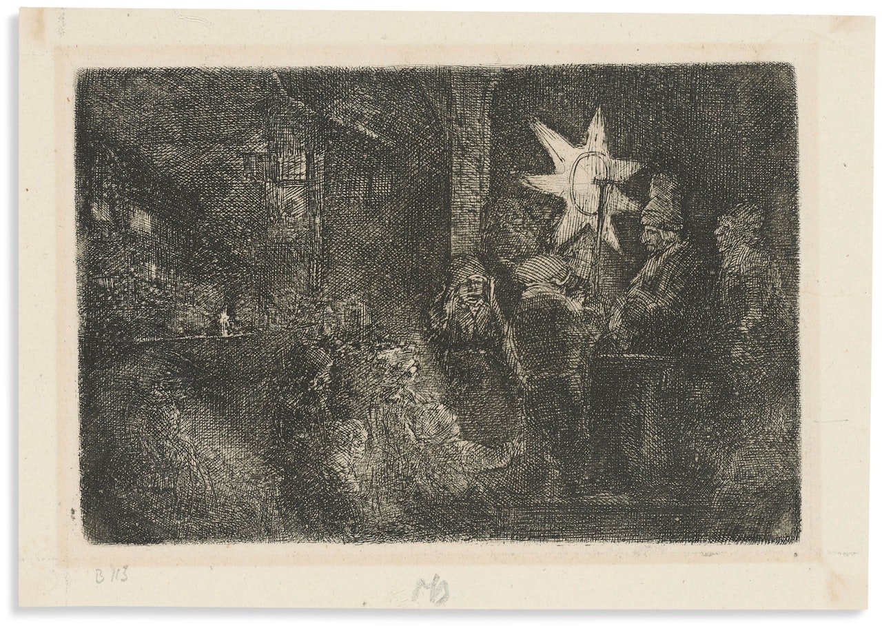The Star of the Kings by Attributed to Rembrandt Harmensz van Rijn