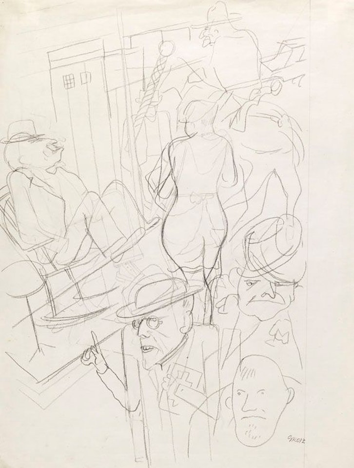 Die Stadt Oklahoma by George Grosz