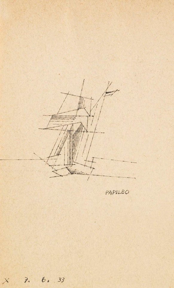 Ohne Titel (Segelschiff) by Lyonel Feininger