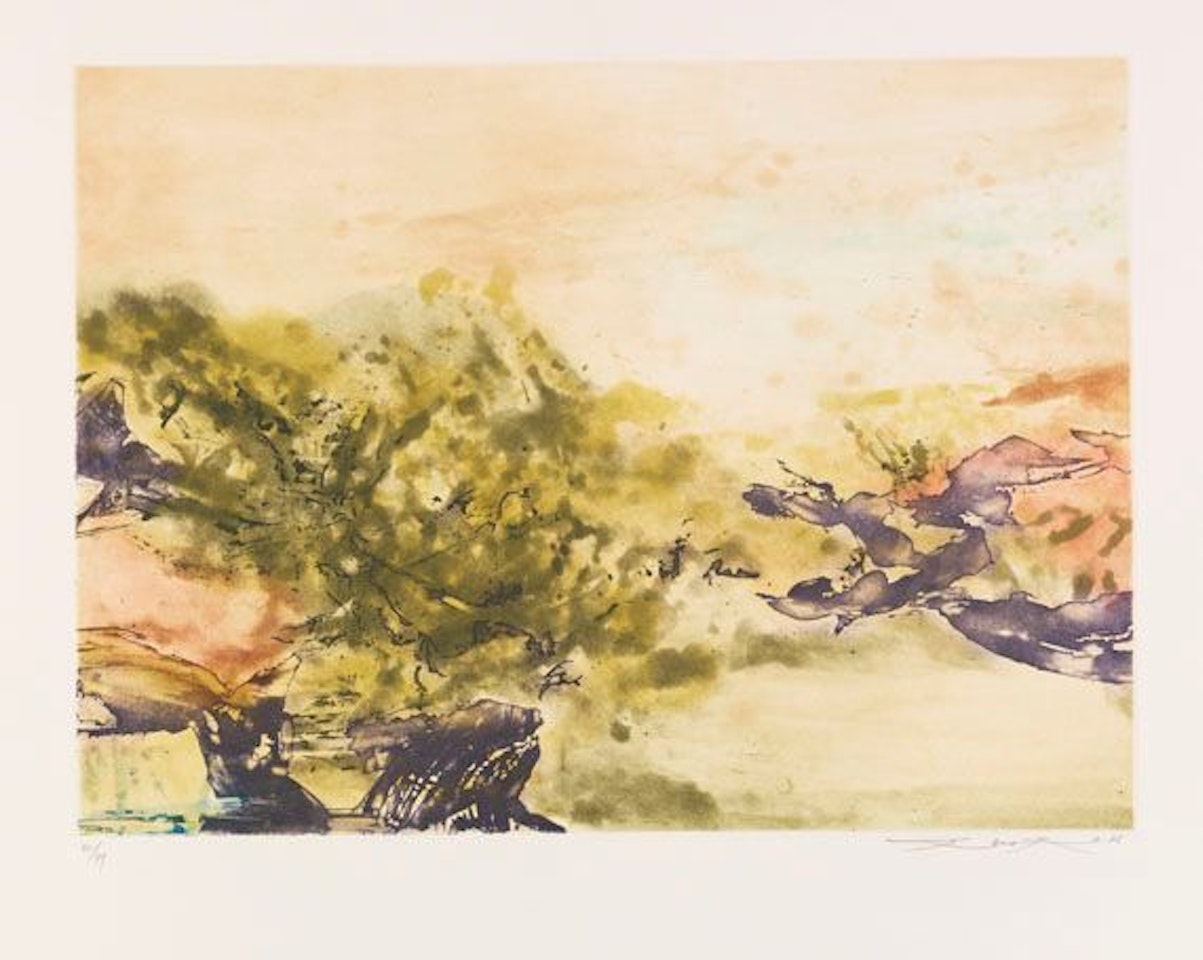 Composition 325 by Zao Wou-Ki