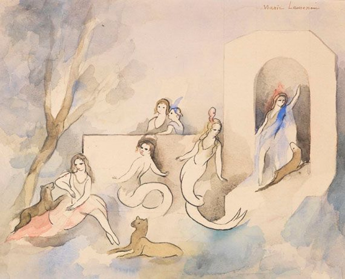 Tanzende Mädchen by Marie Laurencin