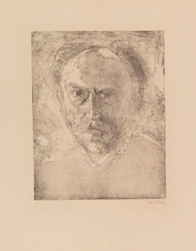 E.N. (Selbstporträt) by Emil Nolde