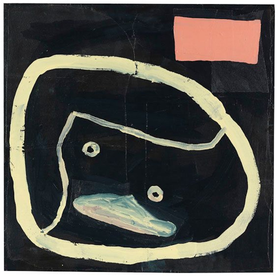 Black Painting Number 10 by Donald Baechler