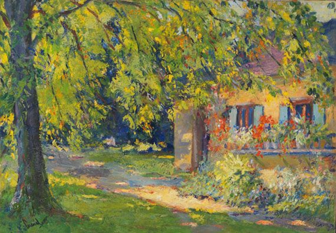 Frühlingsgarten in Starnberg by Edward Cucuel