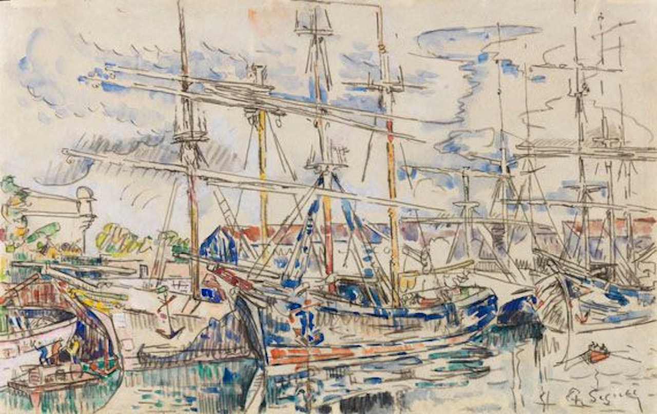 Saint-Malo, les Terre-neuvas by Paul Signac
