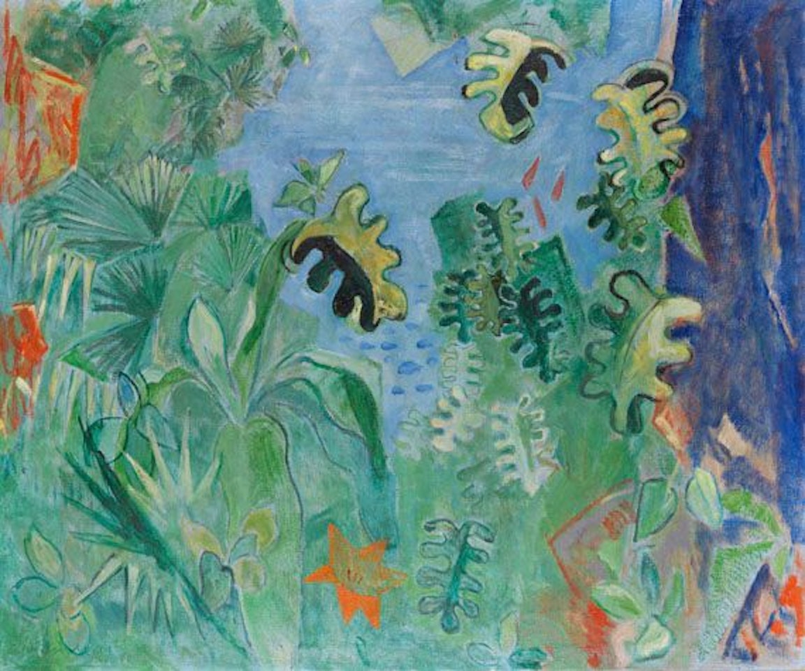 Symphonie in Grün by Oskar Moll