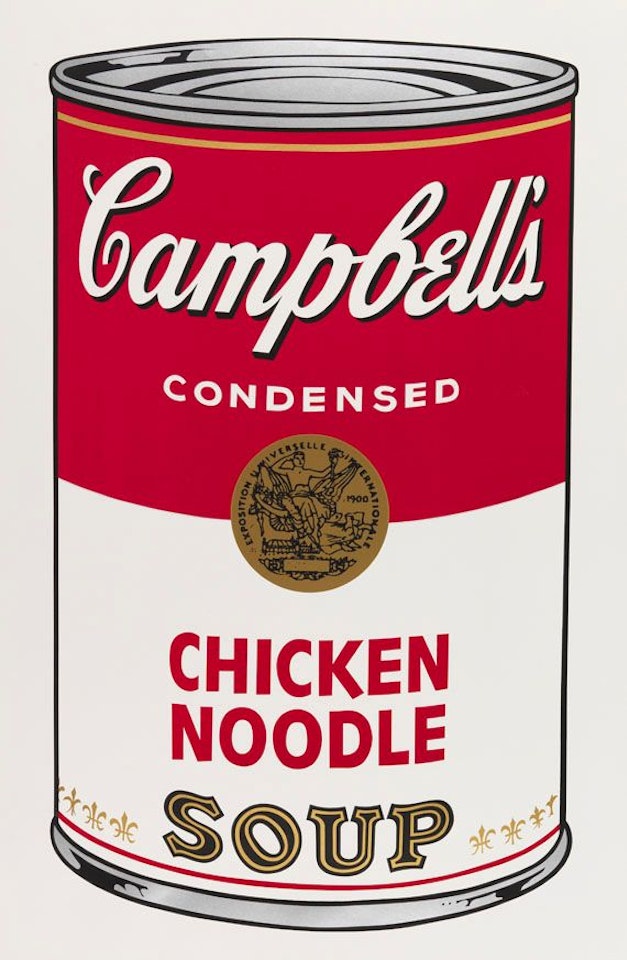 Campbell's Soup I: Chicken Noodle by Andy Warhol