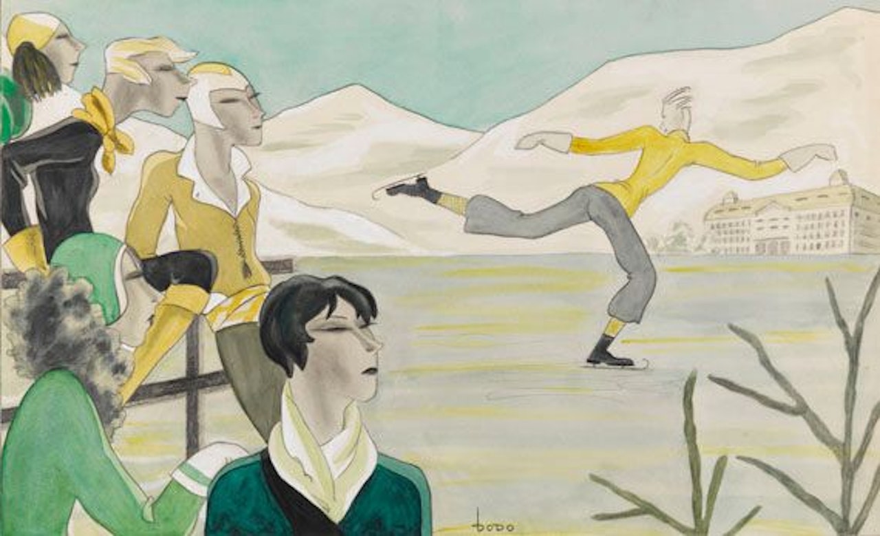 Eislaufkunst by Dodo (Dörte Clara Wolff)