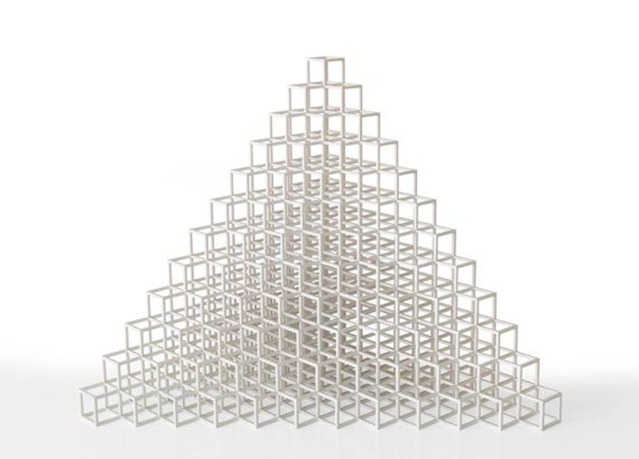 Pyramid by Sol LeWitt