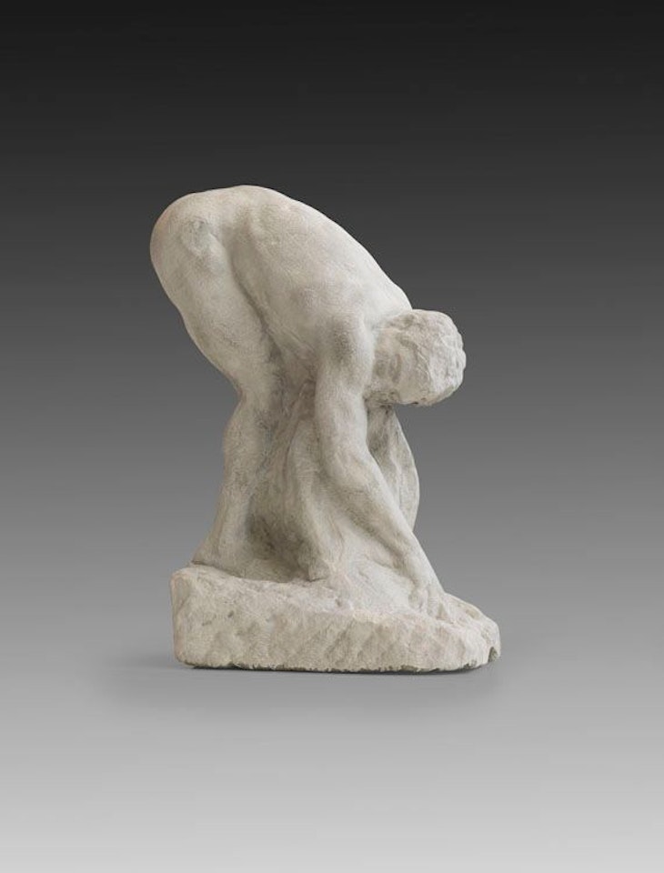 Vornübergebeugter Akt by Georg Kolbe