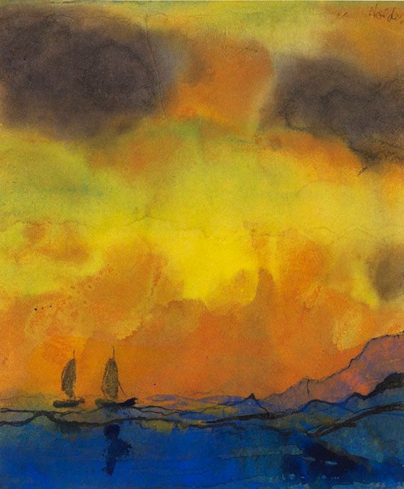 Segler by Emil Nolde