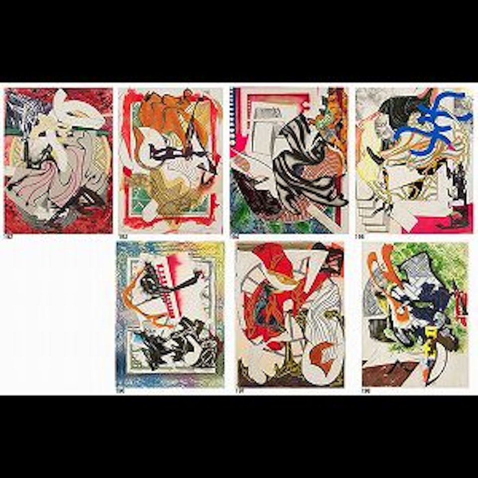 THE WAVES Ⅰ (Axsom 192-198) by Frank Stella