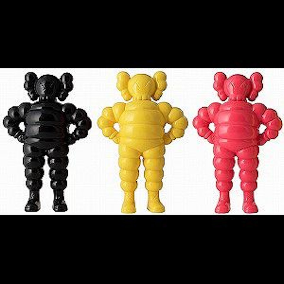 CHUM（Black, Yellow, Pink） by Kaws