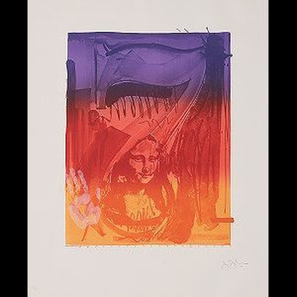 Figure 7, from Color Numeral Series (ULAE 66) by Jasper Johns