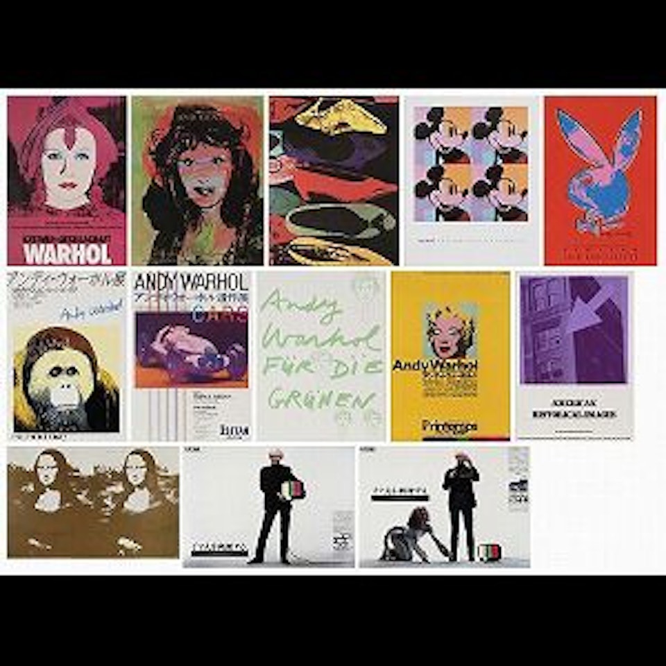 Set of posters by Andy Warhol