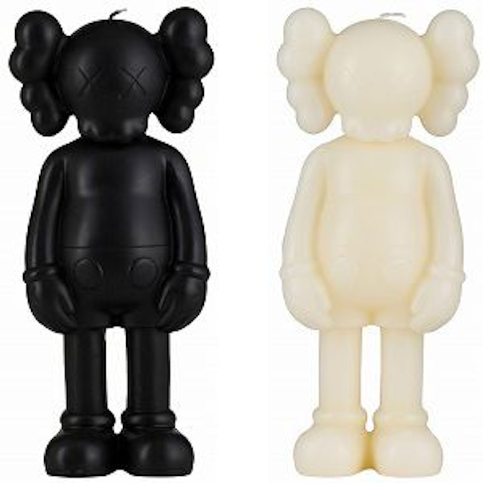 COMPANION CANDLE (Black, Ivory) by Kaws