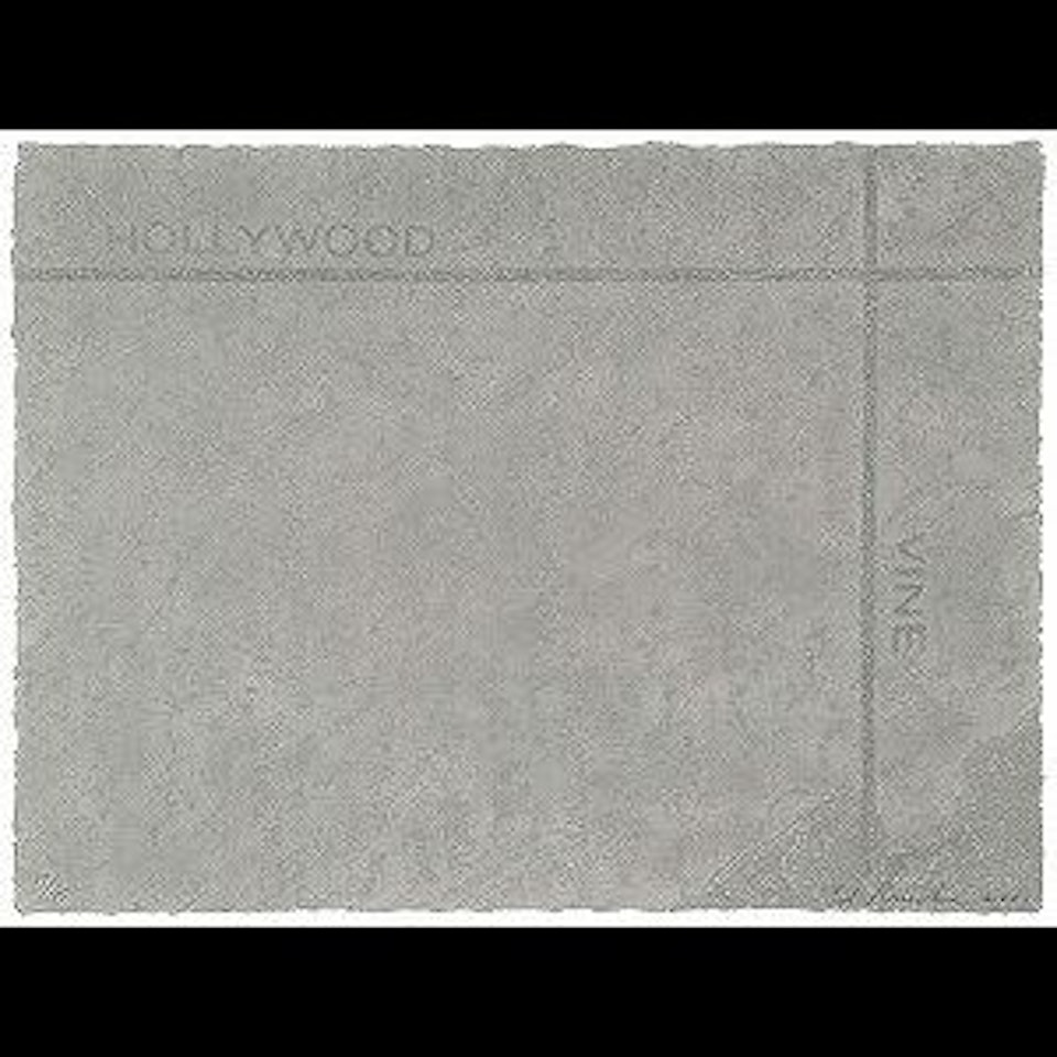 Hollywood Vine, from Petroplots Suite by Ed Ruscha