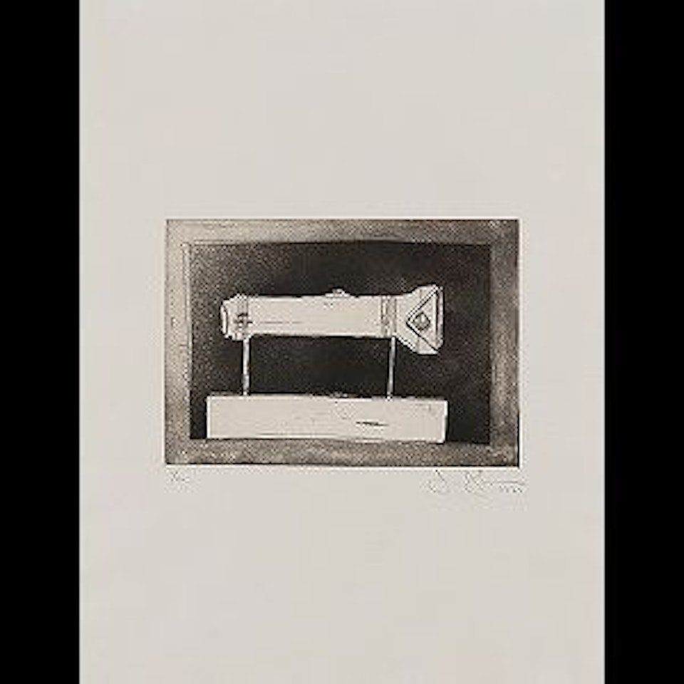 Flashlight from '1st Etchings, 2nd State' (ULAE 58) by Jasper Johns