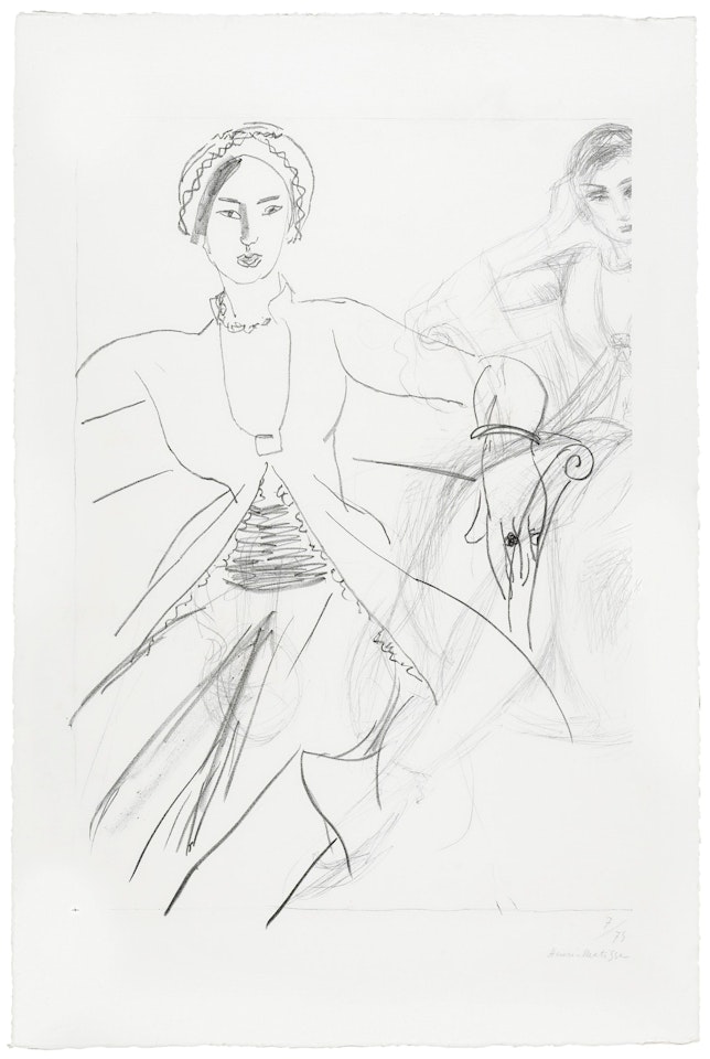Personnage de gauche by Henri Matisse