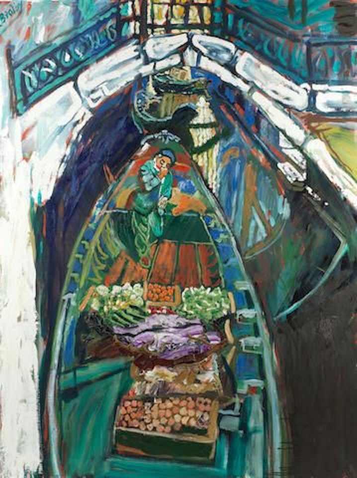 Venetian Vegetable Seller by John Bratby