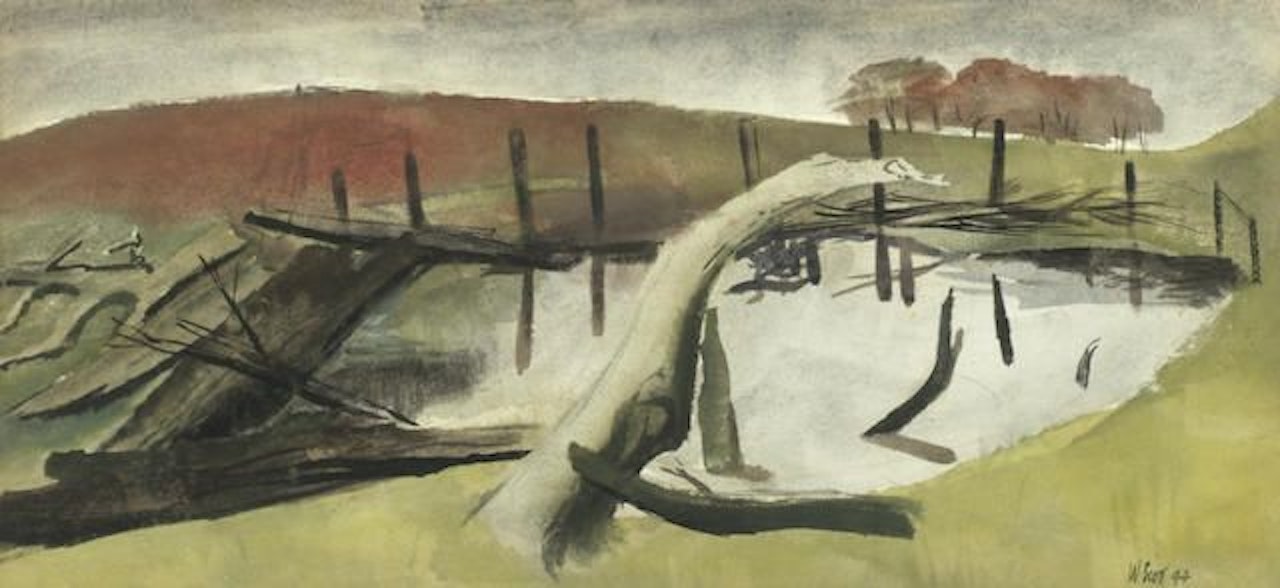 Bleak Landscape by William Scott