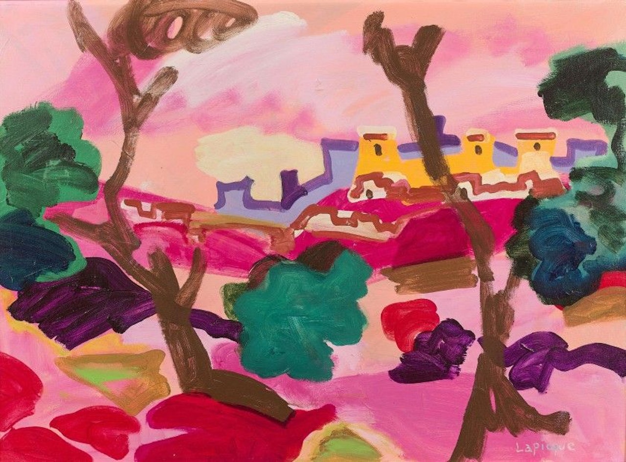 Fortress burned by Charles Lapicque