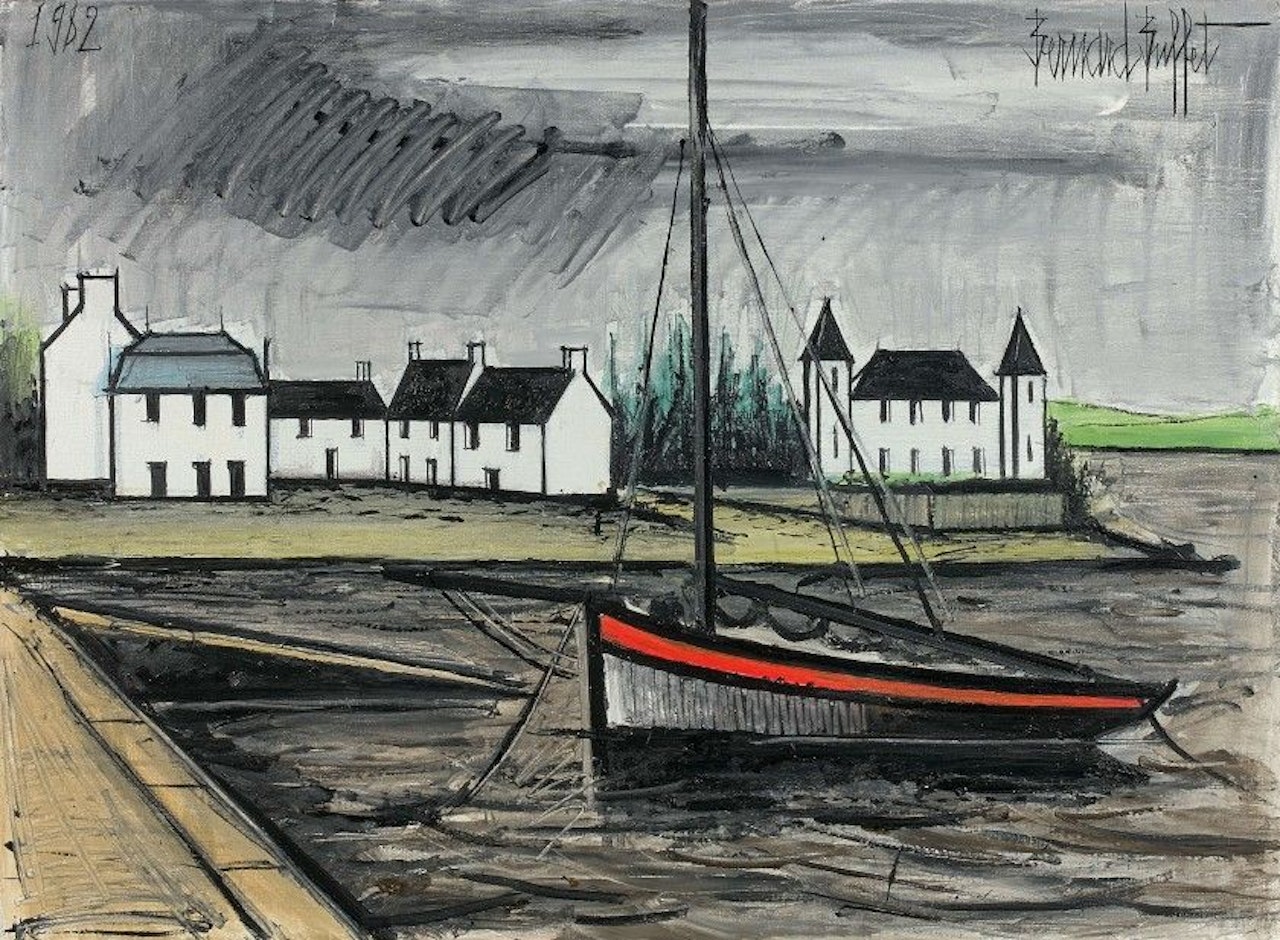 Fishing boat by Bernard Buffet