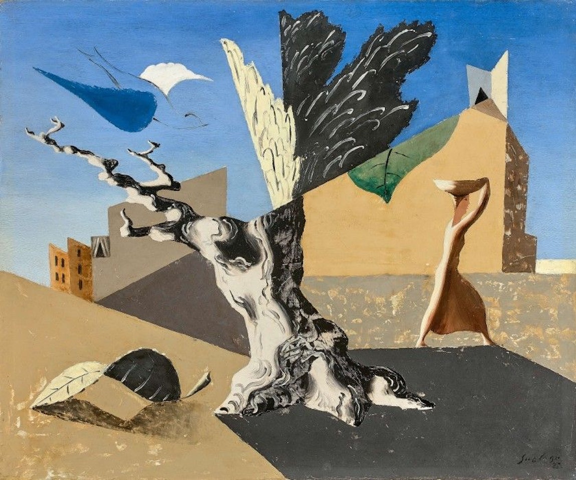 Surrealist landscape by Leopold Survage