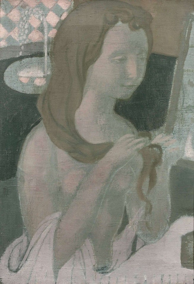 Young girl at her toilet by Maurice Denis