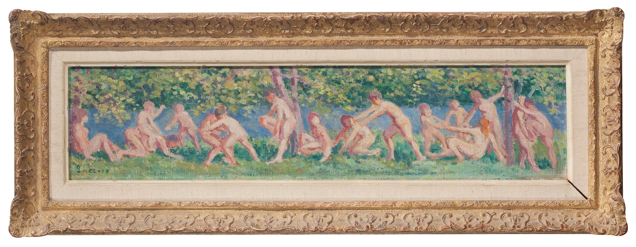 Frise aux enfants nus by Maximilien Luce