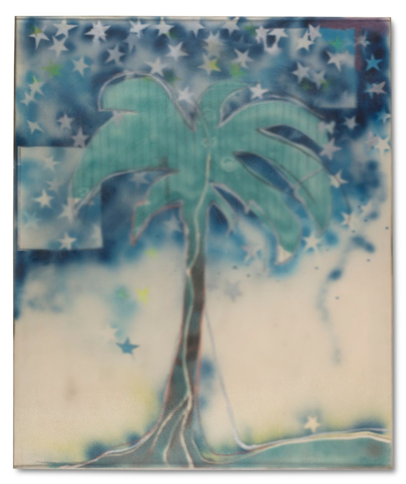 PARTICOLARE DI OASI by Mario Schifano