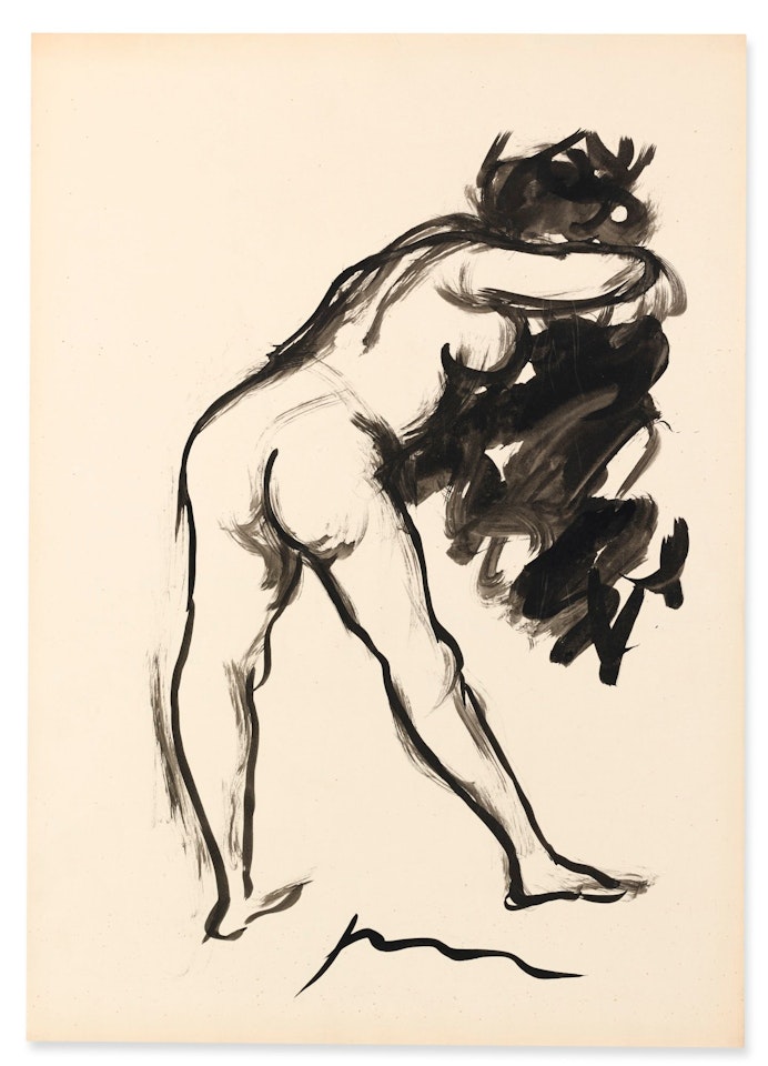 NUDO FEMMINILE by Lucio Fontana