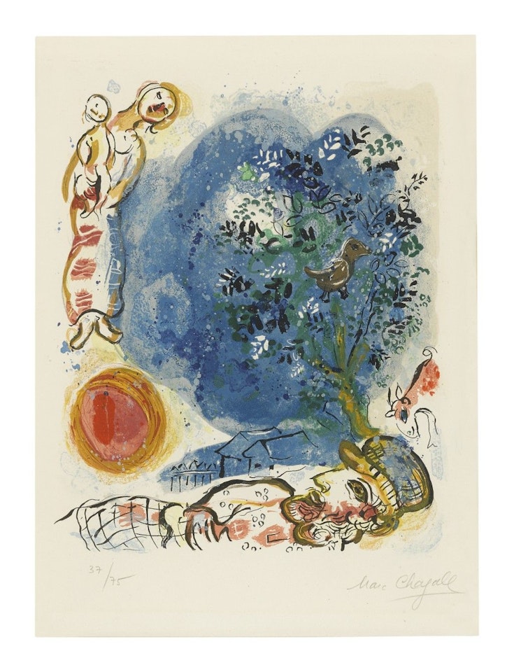 THE PEASANT (M. 302) by Marc Chagall