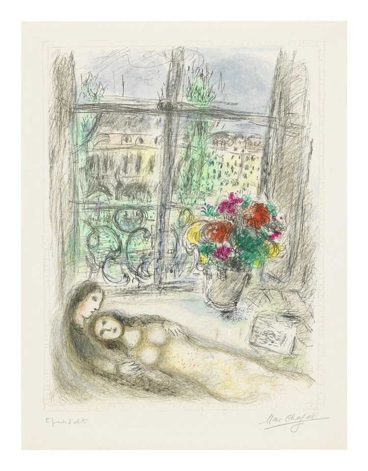 QUAI DES CÉLESTINS (M. 739) by Marc Chagall