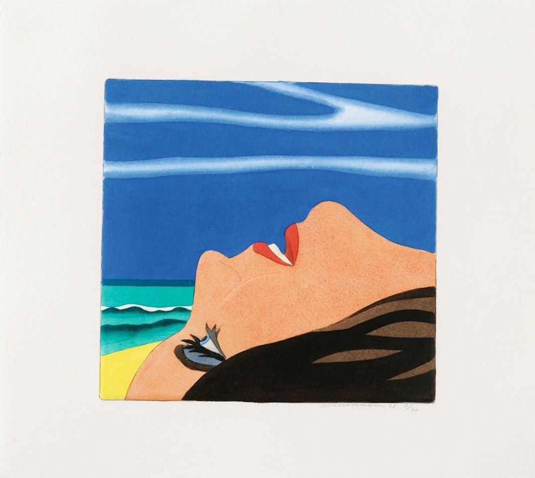 Seascape Face by Tom Wesselmann