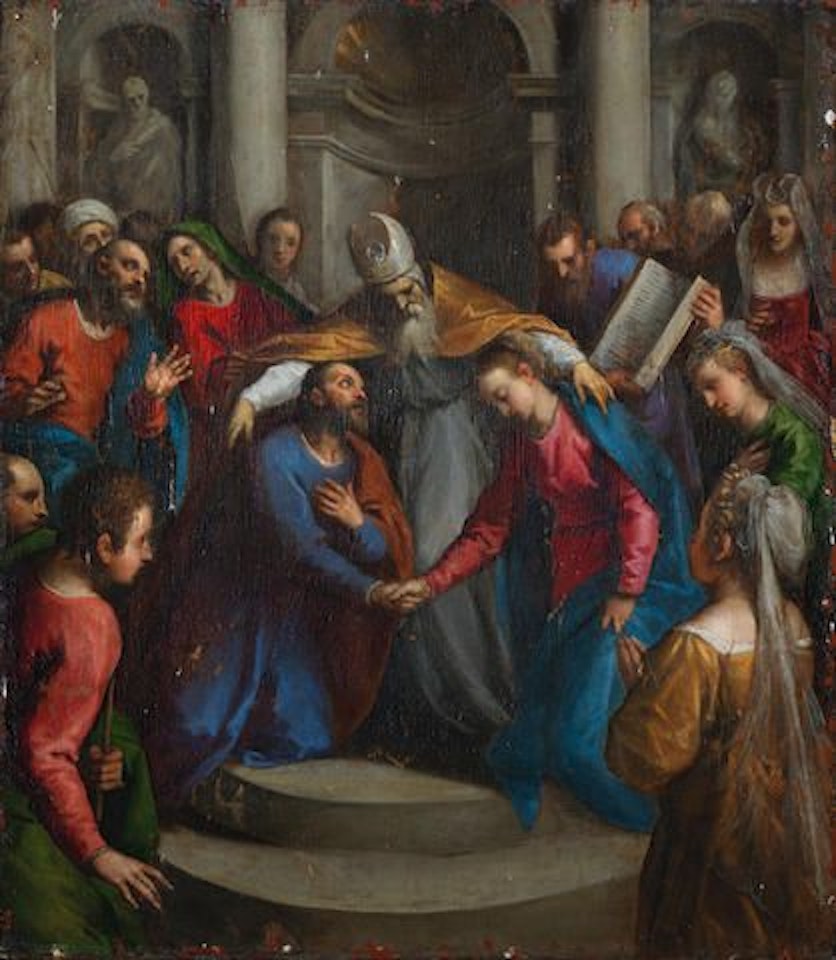 The Marriage of the Virgin by Jacopo Palma il Giovane