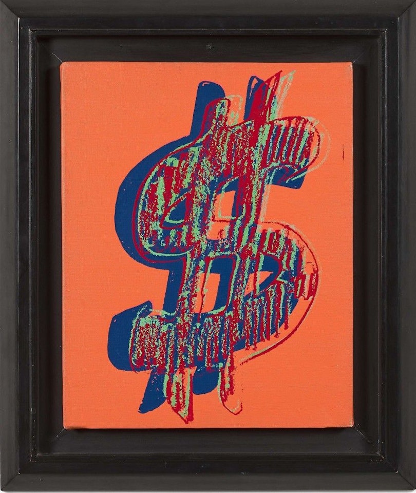 DOLLAR SIGN by Andy Warhol