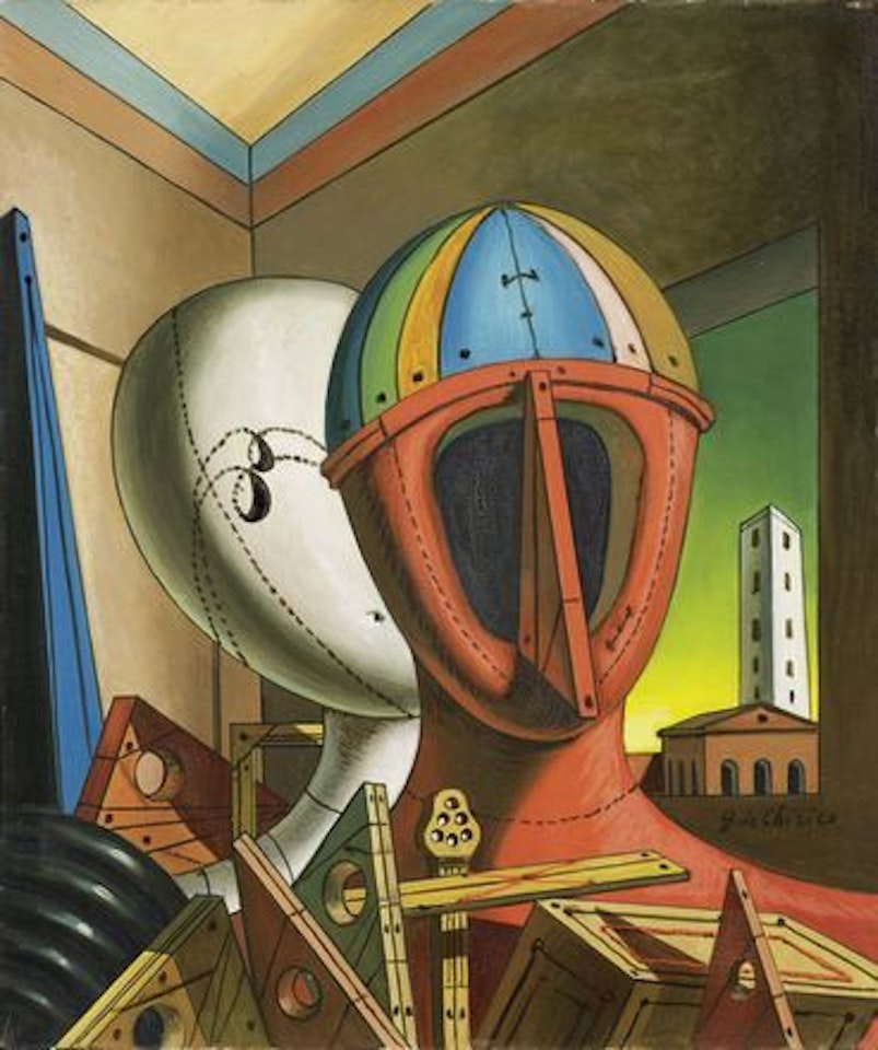 Oreste e Pilade (Pilade è il primo a destra), , Seconda Meta Anni Cinquanta by Giorgio de Chirico