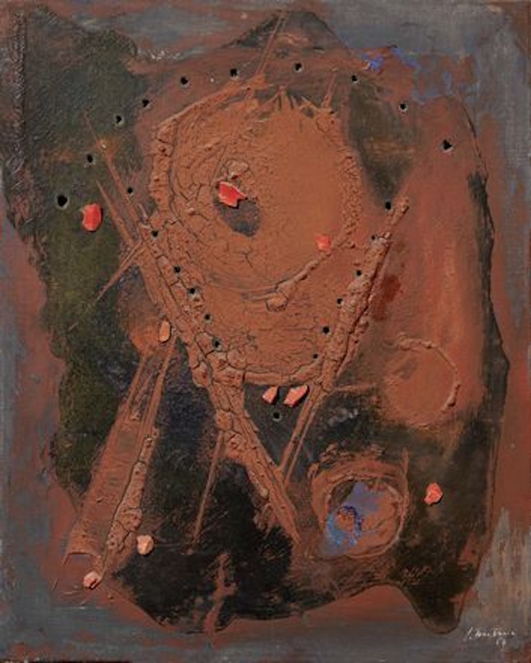 Concetto spaziale by Lucio Fontana