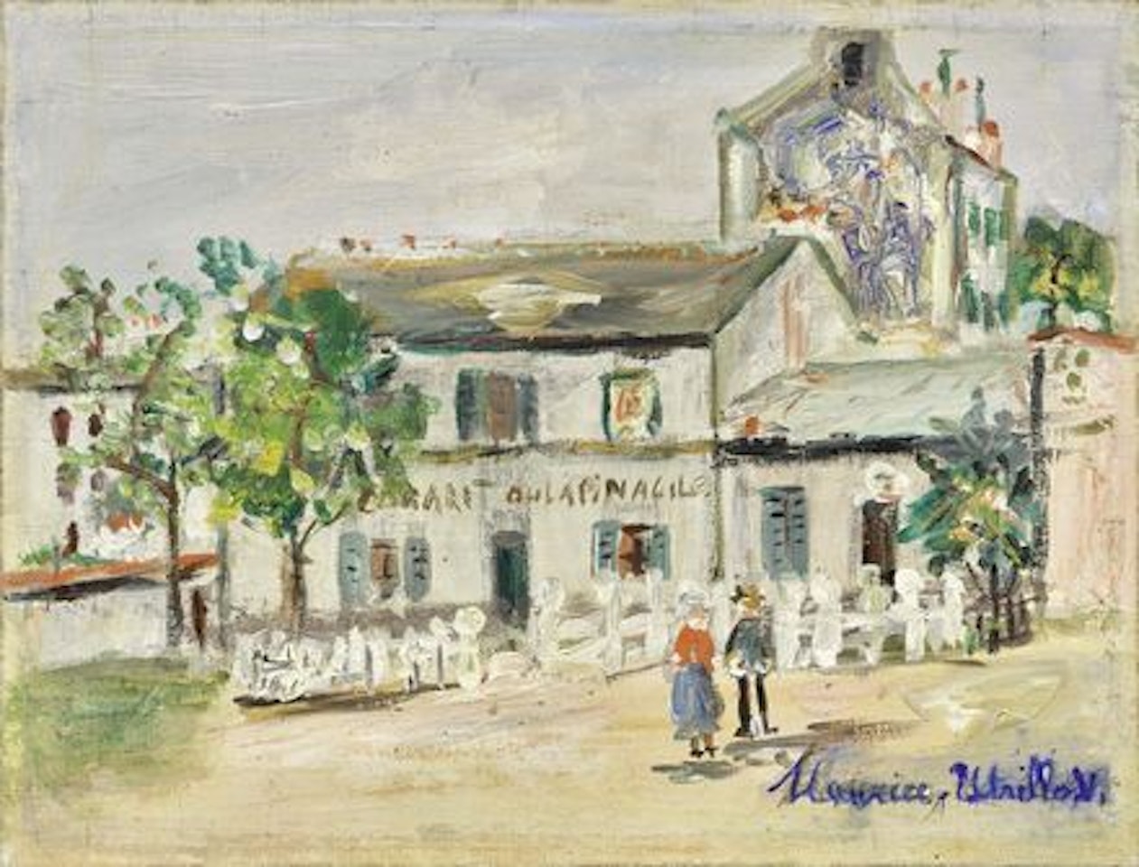 Le Lapin Agile by Maurice Utrillo