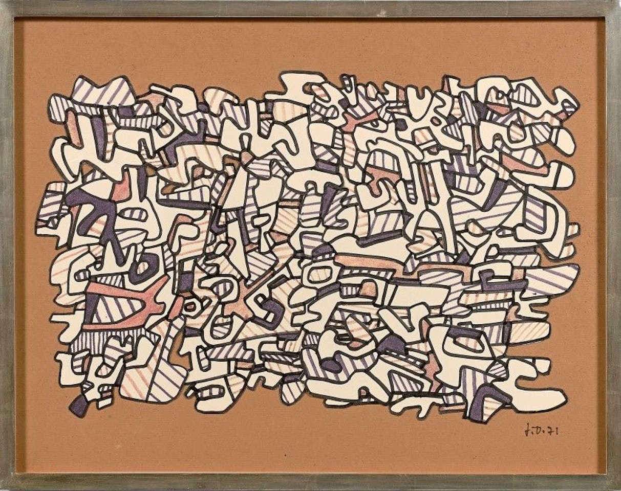 POLYMORPHY XI (P 213) by Jean Dubuffet